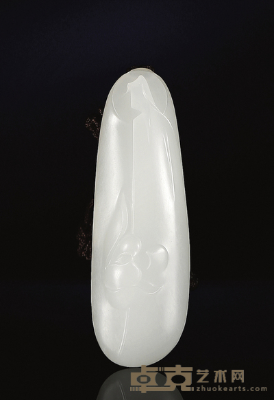 杨曦 自在观音 白玉挂件 53×18×10mm
重量:15.7g