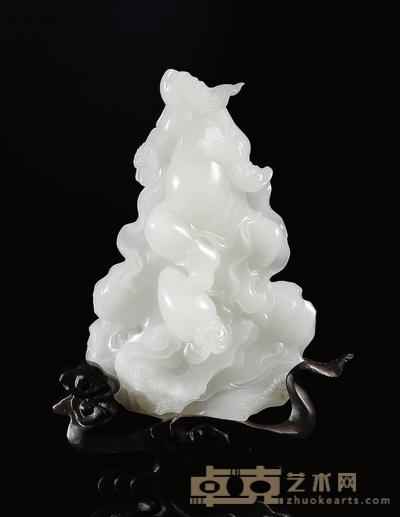 张静 太白醉酒 白玉摆件 130×82×31mm
重量:335.6g