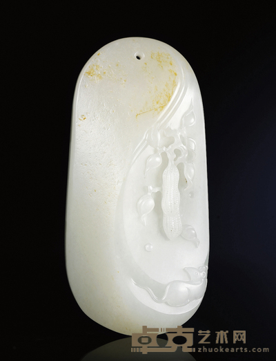 葛洪 好事发生 白玉牌 76×36×18mm
重量:88g