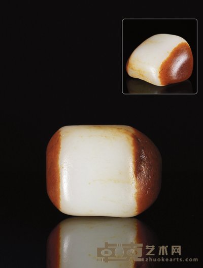 天地聚红皮和田玉籽料原石 41×32×24mm
重量:57.5g