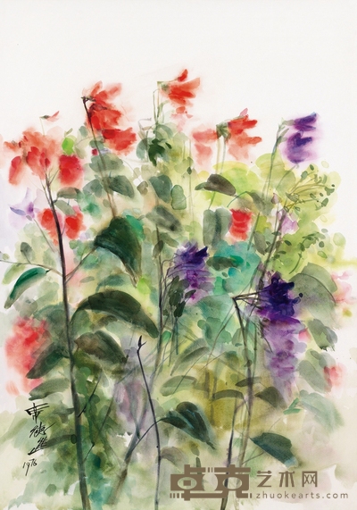 席德进 花 105×74cm