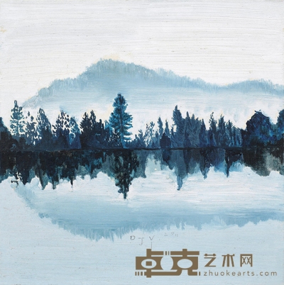 段建宇 无题 40×40cm