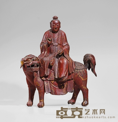 明·木胎太乙天尊坐像 高:59.5cm
