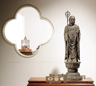 17世纪·铜地藏菩萨立像 高：137cm