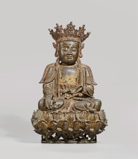 明·铜观音菩萨坐像