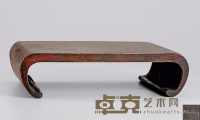 明·『大明宣德年制』款台几 尺寸：12.7cm ×4.7cm ×17.8cm重：1274克