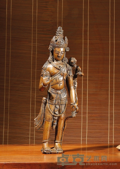 12世纪·古格莲花手观音立像 高:26.5cm