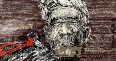 梁 岩 黄河魂 94×177cm