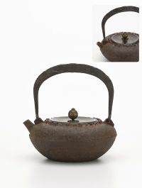明治時期·管口圆式铁壶