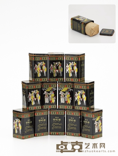 一九九六年·中茶牌黑铁罐特选普洱茶(熟茶) 十二罐,净重:150g×12罐