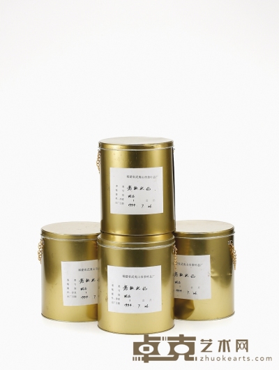 一九九四年·武夷山市茶叶总厂极品老欉水仙茶 四罐，净重：1000g×4罐