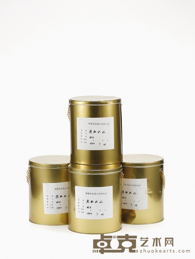 一九九四年·武夷山市茶叶总厂极品老欉水仙茶 四罐,净重:1000g×4罐