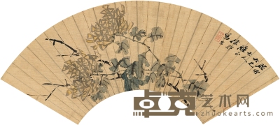 徐 鄂 秋菊图 52.5×17cm