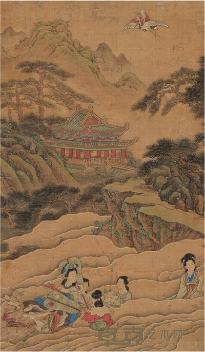 佚名 神仙故事图 93×55cm