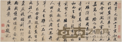 王文治  行书 画论 76.5×26cm  