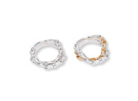 Gilberto Preda设计“Twining 双生”金镶钻石戒指