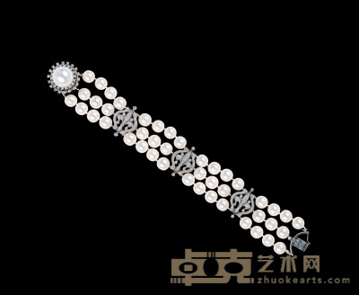 8-12mm 天然海水珍珠手链 