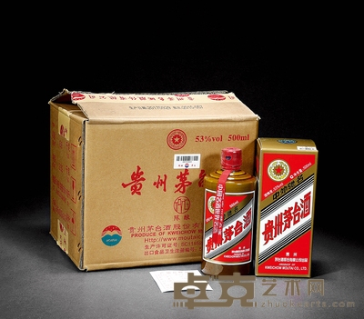 2017年贵州茅台酒(金字陈酿原箱)