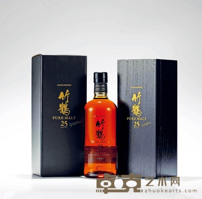 竹鹤25年纯麦芽威士忌