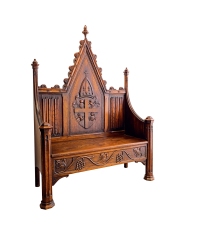 十九世纪制 文艺复兴风格美第奇家族教堂椅