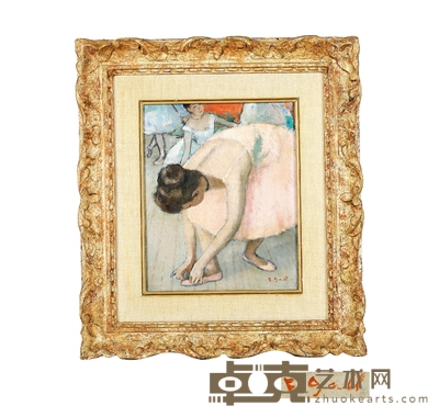弗朗索瓦•加尔 芭蕾少女 画心长:26cm 宽:20.5cm
画框长:43.5cm 宽:39cm