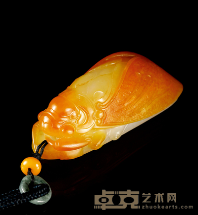 丁醒 居高声远 白玉把件 67×30×22mm
重量:64.1g