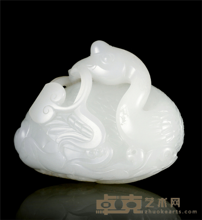 卢开飞 我如意 白玉把件 69×55×43mm
重量:192g