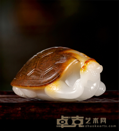 李剑 龙龟 白玉把件 60×42×32mm
重量:110g