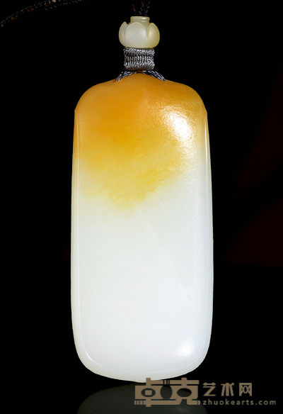 李俊杰 平安无事 白玉牌 70×32×13mm
重量:64.5g