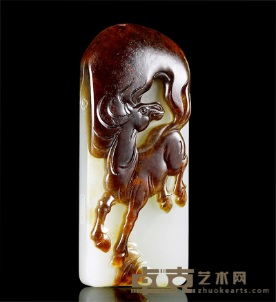 林金波 黑马 白玉牌 54×22×10mm
重量:28g