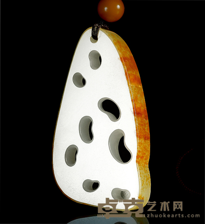 林金波 佳偶天成 白玉挂件 48×24×6mm
重量:15.4g