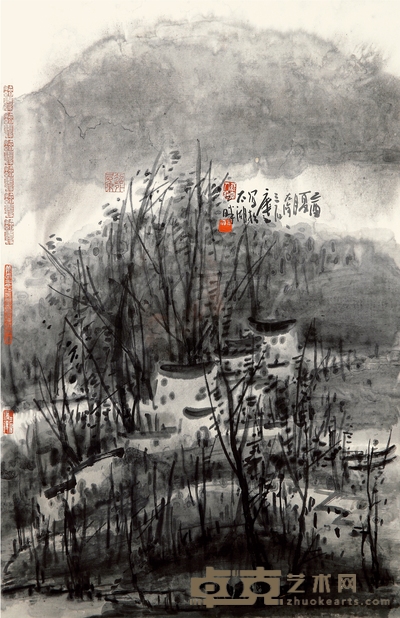 曾 宓 江南孟夏 68.5×45cm