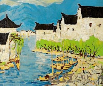 肖 峰 水乡 37.5×45cm