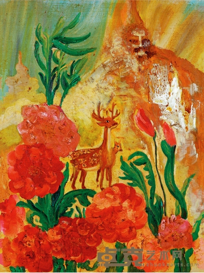 陶 樱《三千年系列—介子纳须弥》 79×59.5cm