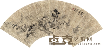 黄宾虹 秋山图 52×18cm