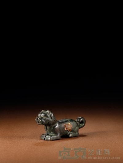 明·铜虎符一对 长:8.9cm