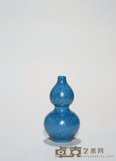 清乾隆·炉钧釉葫芦瓶 高：18.3cm