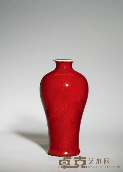 清乾隆·窑变釉梅瓶 高：24cm