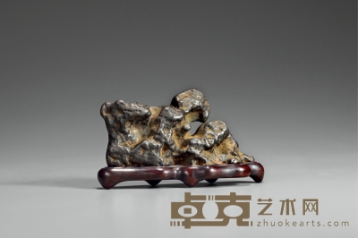 清·铁质山子摆件 10×3.2×4.9cm