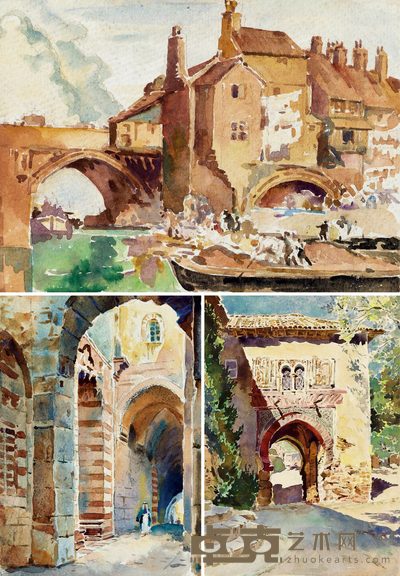 李咏森 风景 12×16cm,15.8×11cm,23×16cm
