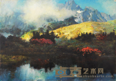 何孔德 新疆风光 52×75cm