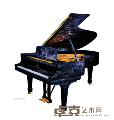 施坦威 新潮视觉艺术钢琴“黑珍珠”款 琴长210cm