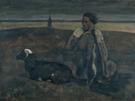 程丛林 1990年作 牧羊男子