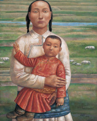 韦尔申 1996年作 母子图