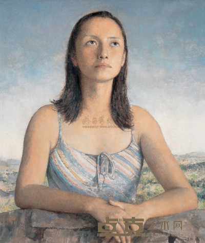 朱春林 2006年作 肖像 72×60cm