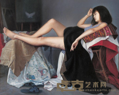 张大中 1996年作 思 80×100cm