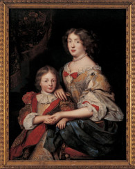 米纳尔德 （法国） 17世纪作 希伊莉侯爵夫人母子像