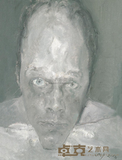 毛焰 2006年作 托马斯肖像 34.8×27.3cm