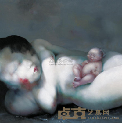 罗发辉 2006年作 溃艳 NO.6 200×200cm