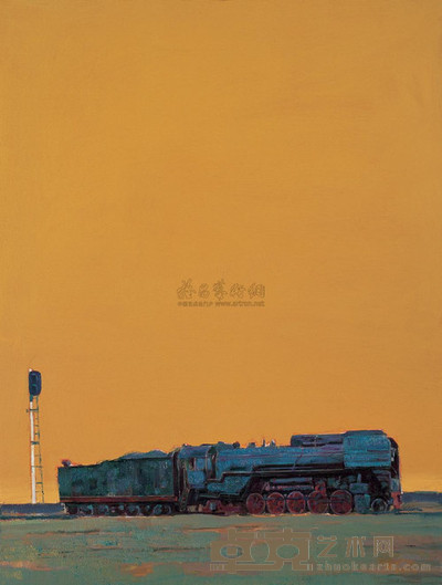 梁宇 2008年作 信号灯系列之一 120×90cm